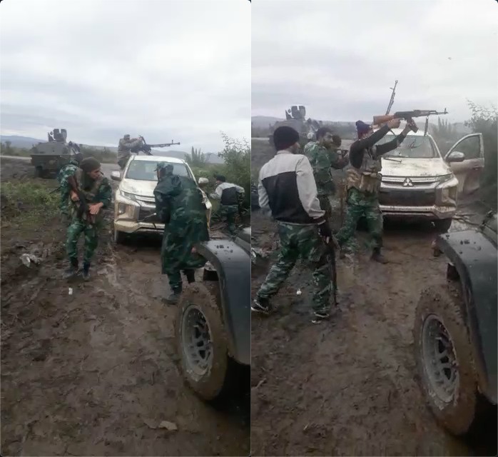 Visual evidence of Turkish-backed terrorists and mercenaries in Azerbaijan fighting against ethnic Armenians in the Second Nagorno-Karabakh (Artsakh) War