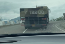 Azerbaijani convoy pushed a civilian car into a gorge