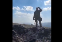 (18+) Desecration of female Armenian soldier by Azerbaijani troops